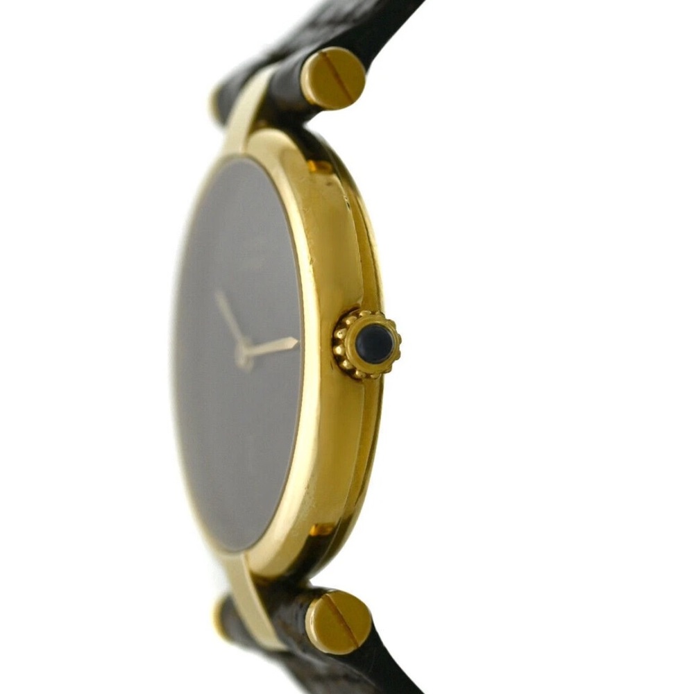 Cartier Gold Vermeil with Rich Burgundy Dial - Picture 3 of 11